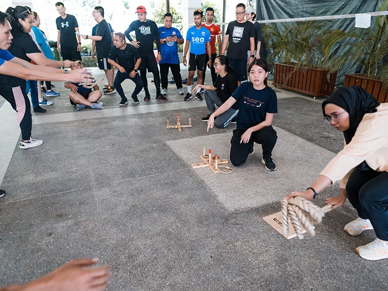 Group participation during a Cohesion event